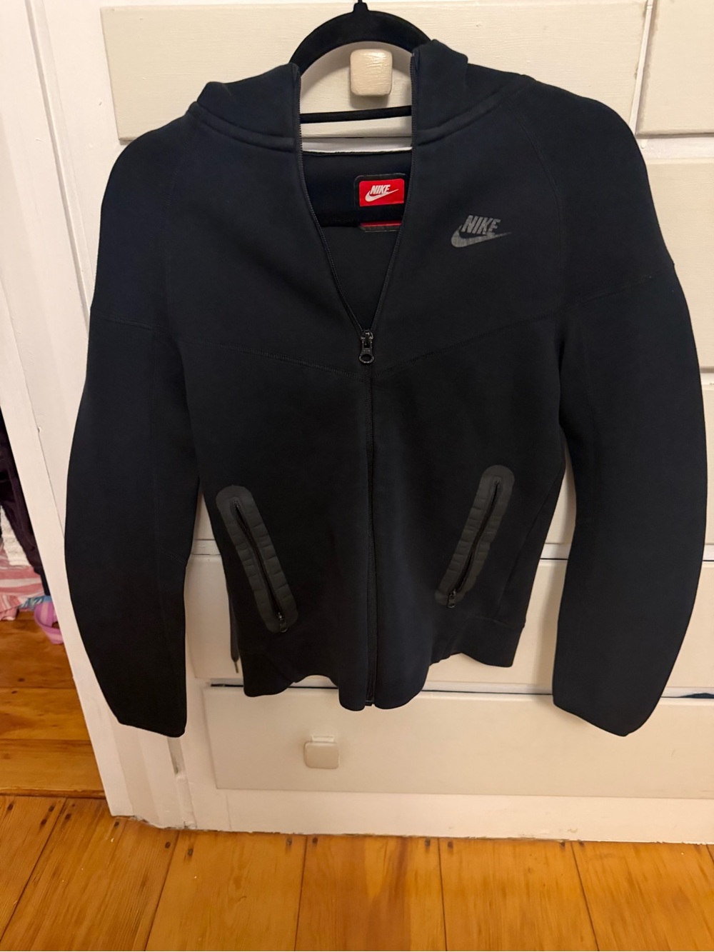 Nike Boys Black Full-Zip Hoodie Jacket